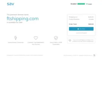 FTshipping.com(The premium domain name) Screenshot