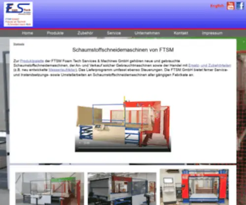 FTSM-GMBH.de(Foam Tech Services in Netphen) Screenshot