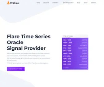 Ftso.com.au(Flare Time Series Oracle Signal Provider) Screenshot