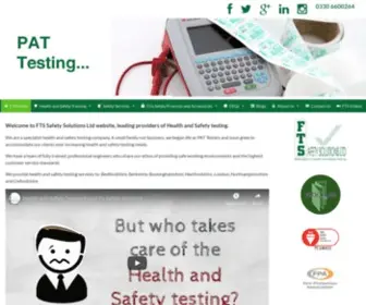 FTssafetysolutions.co.uk(FTS Health and Safety Testing) Screenshot