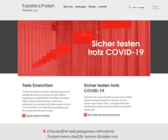 FTstudio.de(Foerster & Thelen Teststudio GmbH) Screenshot
