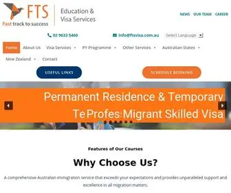 FTsvisa.com.au(FTS Visa) Screenshot