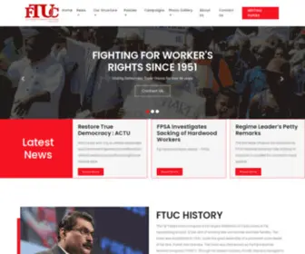 Ftuc.org.fj(Fiji Trades Union Congress) Screenshot