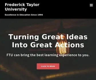 Ftu.edu(Excellence in Education Since 1994) Screenshot