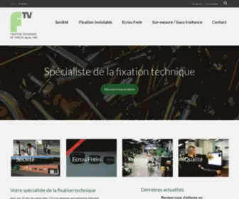 FTV-SA.fr(Boulonnerie spéciale) Screenshot