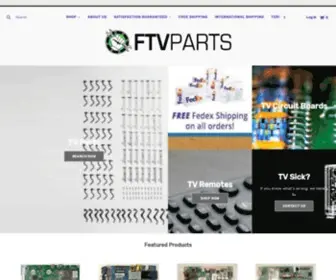 FTvparts.com(TV Parts) Screenshot