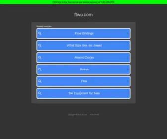 Ftwo.com(For Two Wheels Only) Screenshot