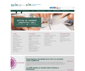 Fuam.es(Fundación de la Universidad Autónoma de Madrid) Screenshot