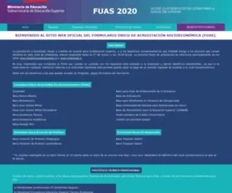 Fuas.cl(Ministerio) Screenshot