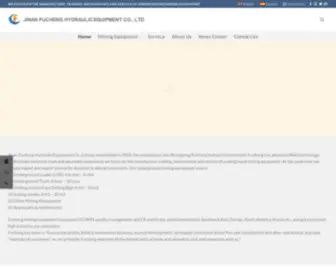 FuchenglHD.com(Underground Mining Equipment Manufacturer) Screenshot