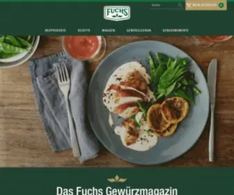 Fuchs-Gewuerze.com(Domain im Kundenauftrag registriert) Screenshot