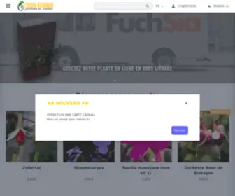 Fuchsia-Delhommeau.com(Achetez vos plantes en ligne et faites vous livrer en 13H) Screenshot