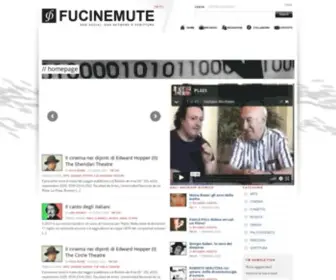 Fucinemute.it(Fucine Mute webmagazine) Screenshot