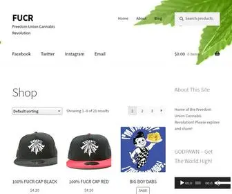 Fucr.info(Freedom Union Cannabis Revolution) Screenshot