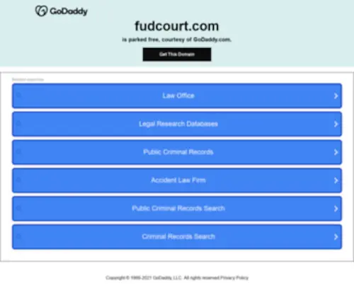 Fudcourt.com(The Füd Court) Screenshot