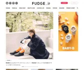 Fudge.jp(ファッション誌『fudge(ファッジ)) Screenshot
