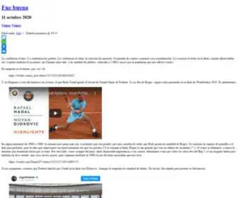 Fuebuena.com.ar(Cuenta Suspendida) Screenshot