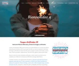 Fuegosartificialescr.com(Pólvora) Screenshot