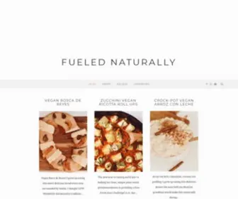 Fuelednaturally.net(Fueled Naturally) Screenshot