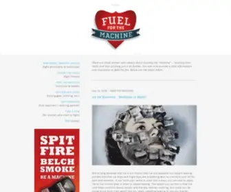Fuelforthemachine.com(Fuel for the Machine) Screenshot