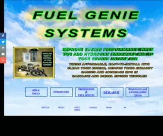 Fuelgeniesystems.com(FUEL SAVING DEVICE) Screenshot