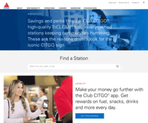 Fuelinggood.com(CITGO Fueling Good) Screenshot