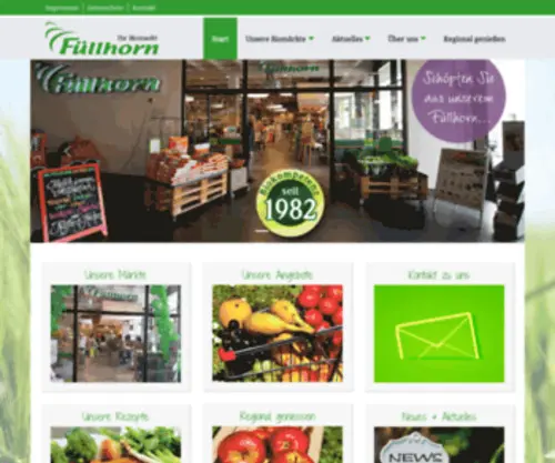 Fuellhorn-Biomarkt.de(Füllhorn) Screenshot