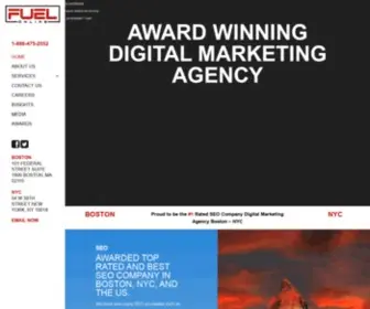 Fuelonline.com(Boston Digital Marketing Agency Award Winning Best SEO Company PPC Social Media) Screenshot