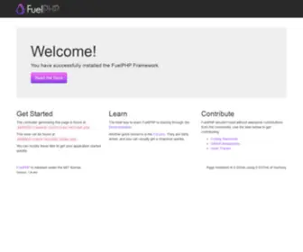 Fuelphp1ST.com(Fuelphp1ST) Screenshot