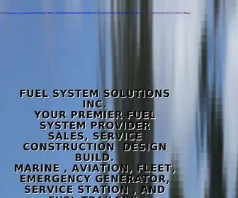 Fuelsystemsolutions.com(Fuel system design supply installation) Screenshot