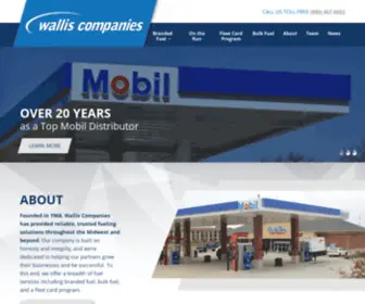 Fuelwithwallis.com(Wallis Fuels) Screenshot