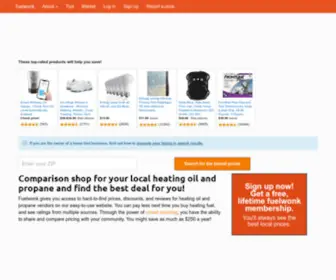 Fuelwonk.com(Find cheapest heating fuel oil and propane prices in your area) Screenshot