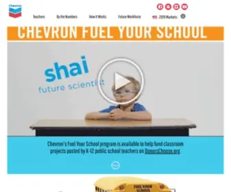 Fuelyourschool.com(Chevron Fuel Your School) Screenshot