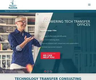 Fuentek.com(Technology Transfer Consulting Services) Screenshot