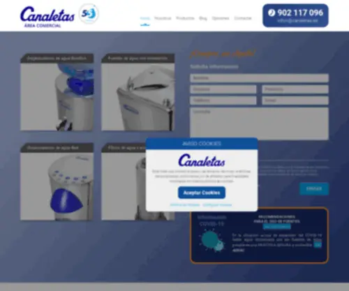 Fuentesde-Agua.com(Fuentes de agua) Screenshot