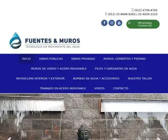 Fuentesymuros.com.ar(Fuentes y Muros) Screenshot