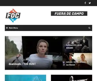 Fueradecampocine.com(Fuera de Campo) Screenshot