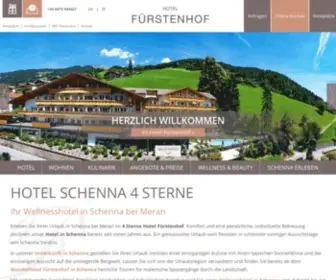 Fuerstenhof.net(4 Sterne Hotel Schenna) Screenshot