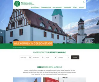 Fuerstenwalde-Tourismus.de(Stadt Fürstenwalde) Screenshot