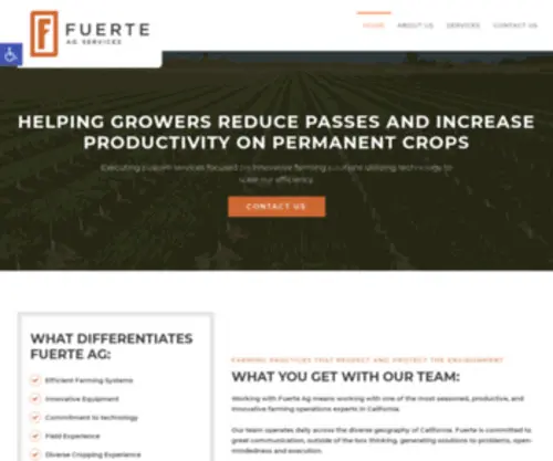 Fuerteag.com(Fuerte AG Services) Screenshot