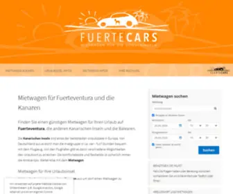 Fuertecars.de(Mietwagen Fuerteventura) Screenshot