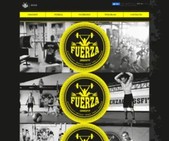 Fuerzacrossfit.com(Fuerza CrossFit Medellin) Screenshot