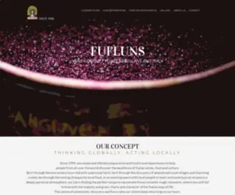 Fufluns.com(Wine Gourmet Tours in Tuscany and Italy) Screenshot