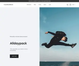 Fugacargo.com(Backpacks for people on the go) Screenshot