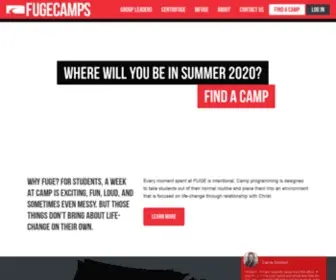 Fugecamps.com(Fuge) Screenshot