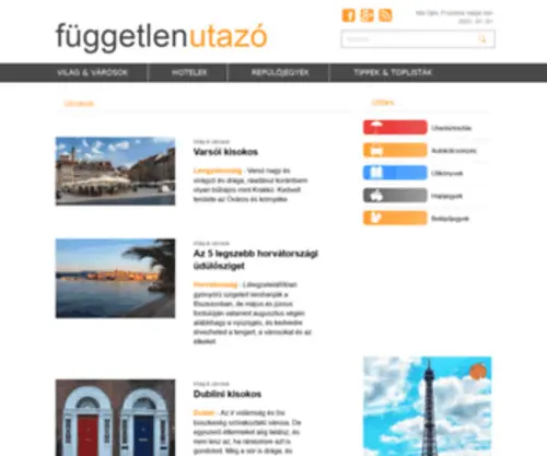 Fuggetlenutazo.com(Fuggetlenutazo) Screenshot