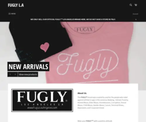 Fuglylosangeles.com(Fugly Los Angeles) Screenshot