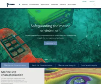 Fugro.co.uk(Global offshore and onshore geotechnical and survey services) Screenshot