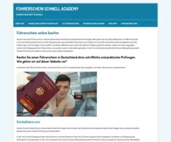 Fuhrerschein-SChnellacademy.com(Führerschein) Screenshot