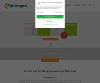 Fuhrmann-Verbandstoffe.de(Ihr Partner für die stationäre und ambulante Versorgung. Fuhrmann Medizinprodukte) Screenshot